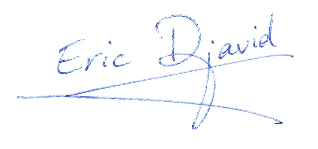 Signature d'Eric Djavid